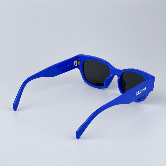 Celine MONOCHROMS CL40197U 92A Men BRAND NEW Sunglasses Blue Grey Cat Eye - Picture 5 of 10